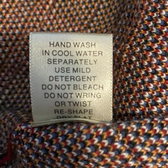 Christopher & Banks Plaid Zip Up 100% Cotton Jacket Women Size L - Picture 8 of 8